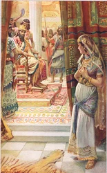 Ester, illustration ur Bibelns kvinnor, utgiven av Religious Tract Society, 1927